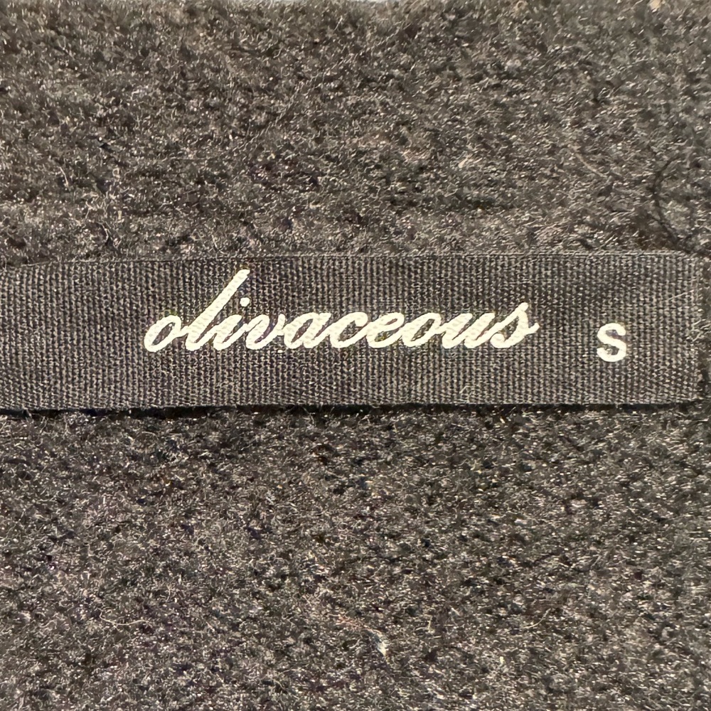 Olivaceous Super Soft Black Open Front Cardigan - image 3